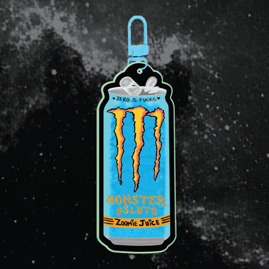 Monster Sl#t Can ORANGE - Keychain