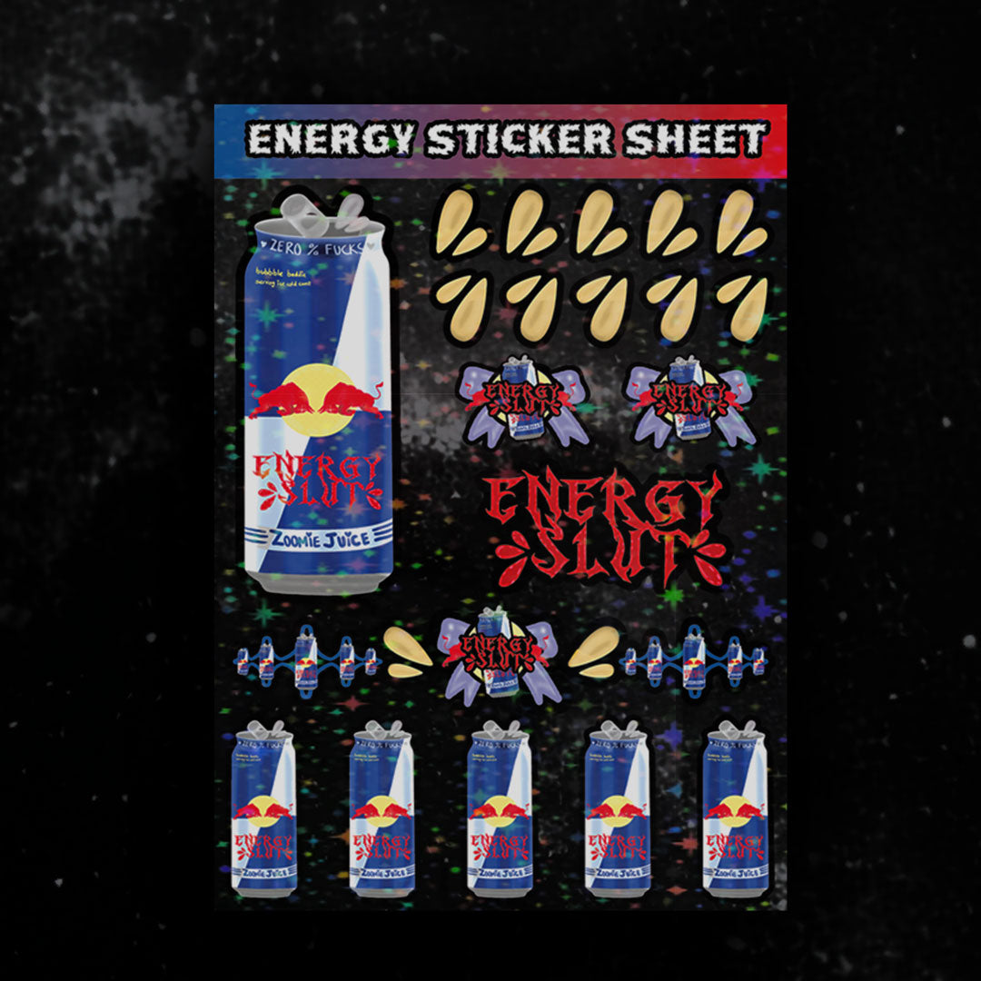 ENERGY SL#T - STICKER SHEET