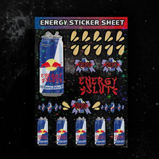 ENERGY SL#T - STICKER SHEET