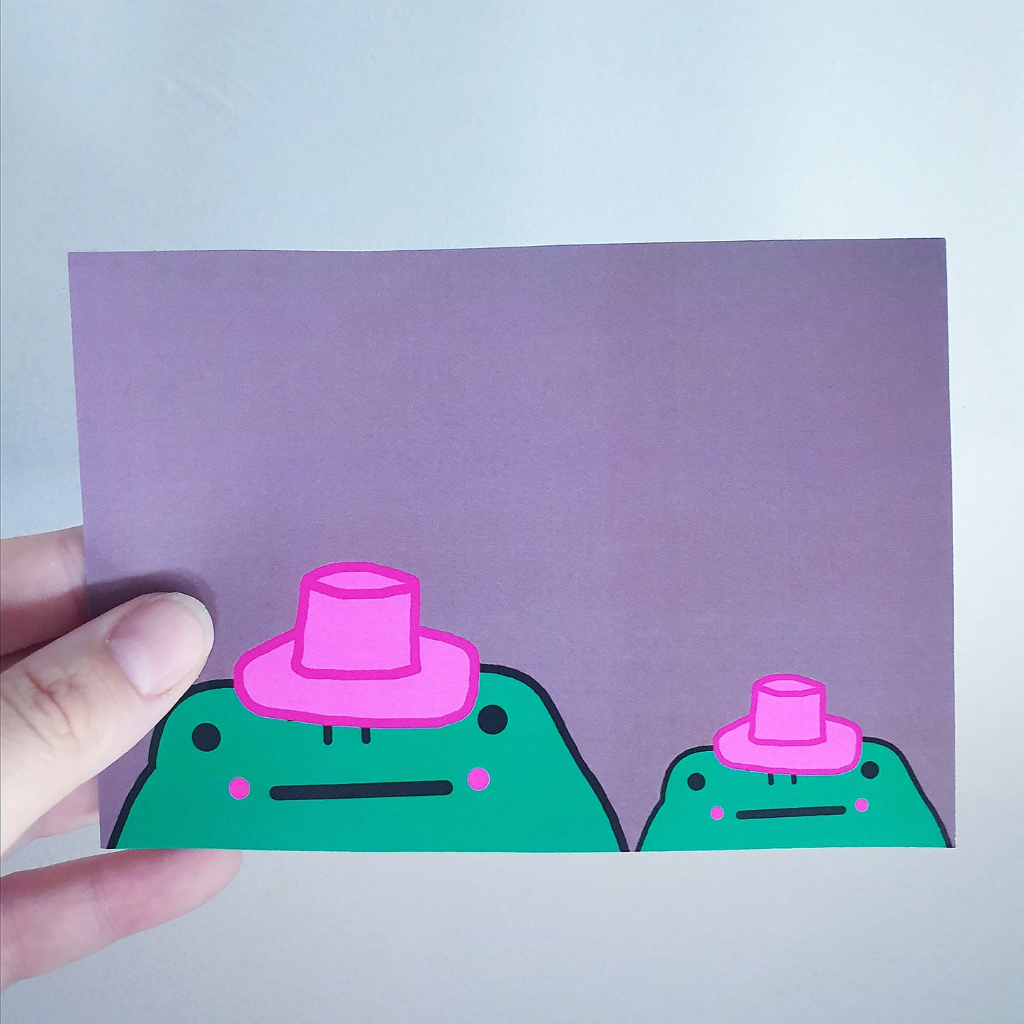 Cowboy Frog Mini Print image 0