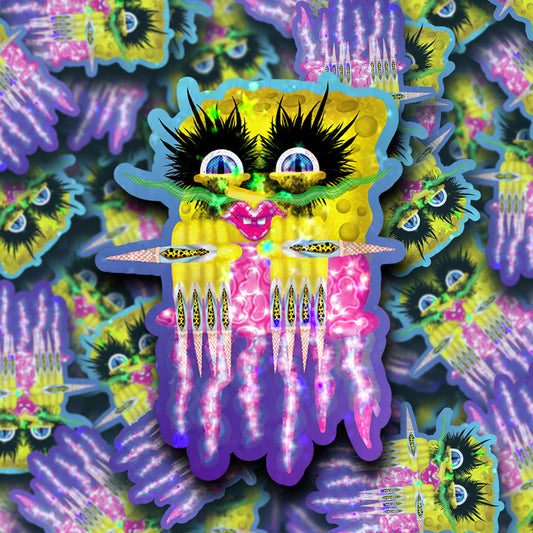 SLAYYY SPONGE - STICKER image 0