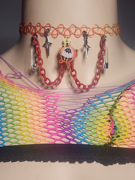 EGGBOI CHAIN ALT - STRETCHY CHOKER image 0