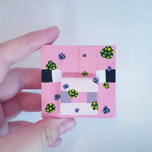 Pig Minecraft Block Art image 0