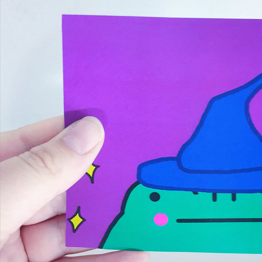 Wizard Frog Mini Print image 1