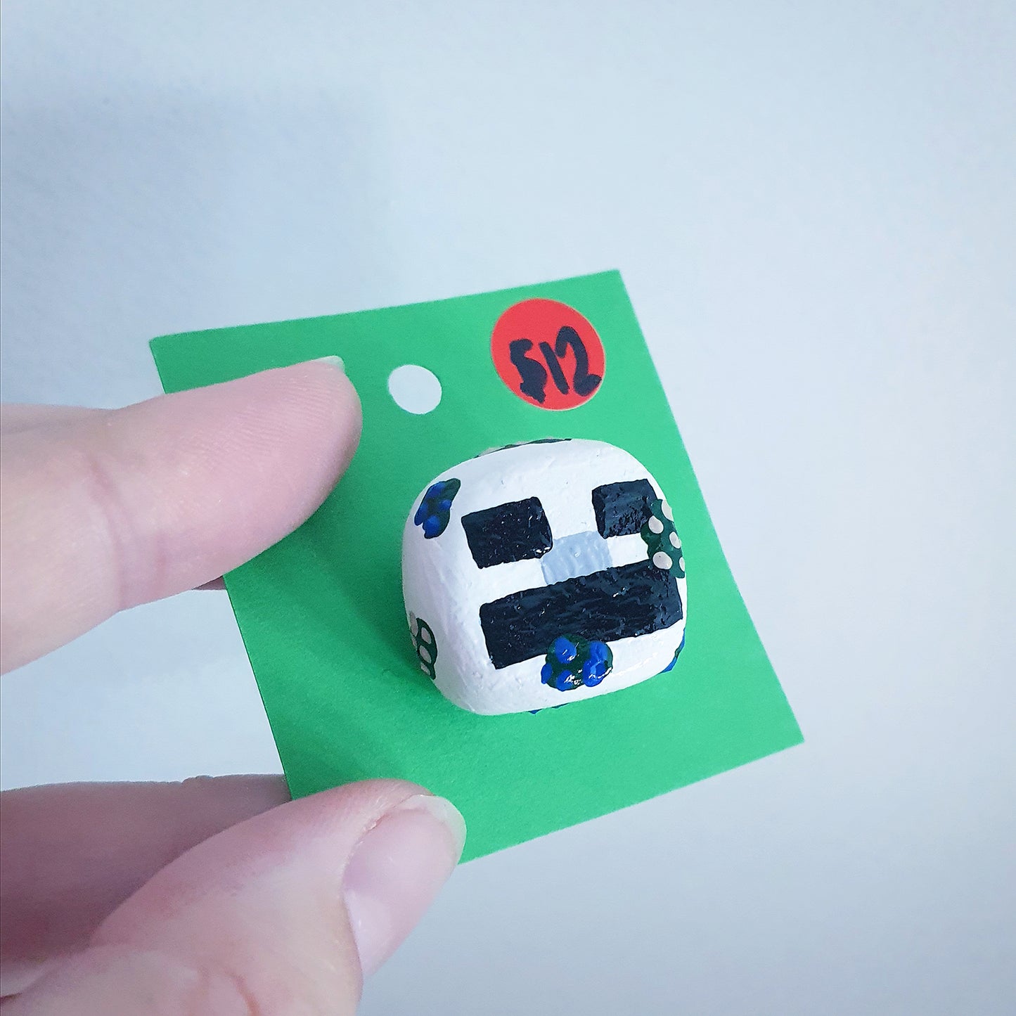 Skeleton Minecraft Clay Pin image 2