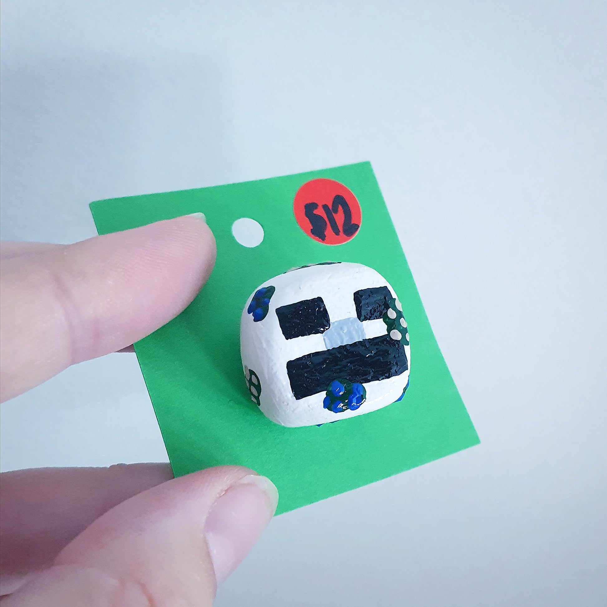 Skeleton Minecraft Clay Pin image 2