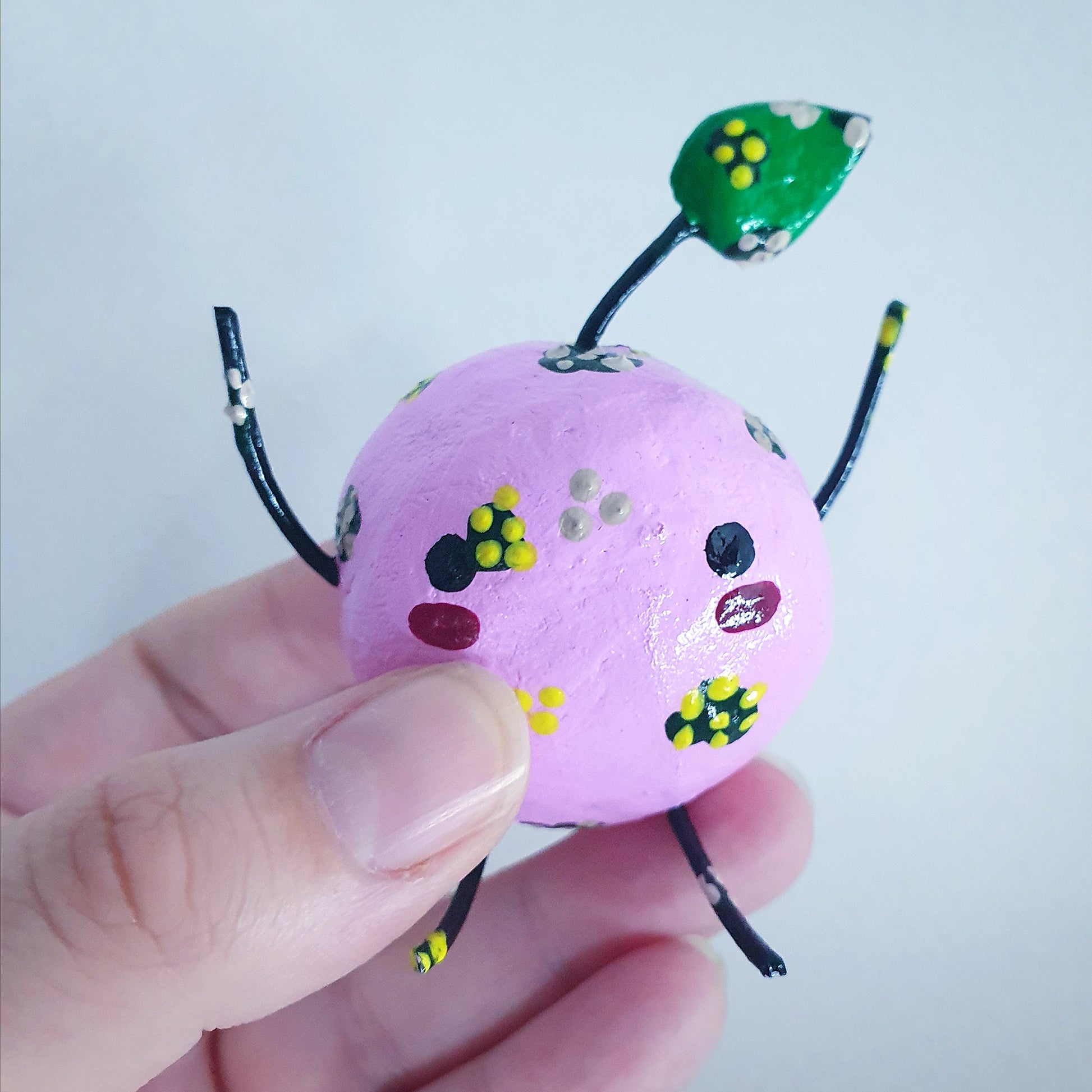 Pink Junimo Clay Ornament (Stardew Valley) image 4
