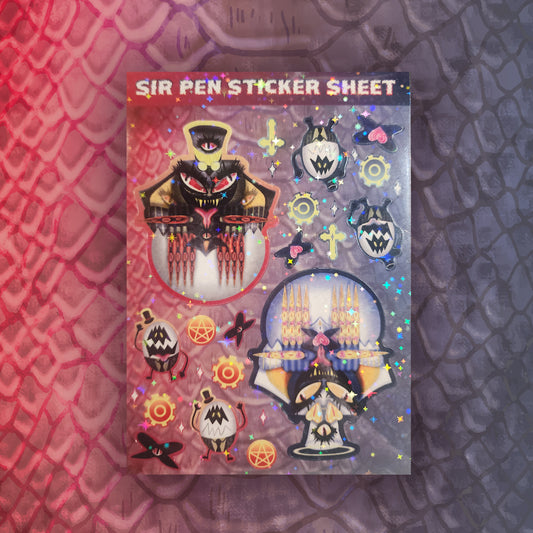 SIR PEN - STICKERSHEET image 0