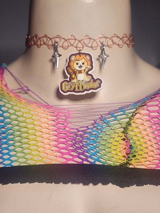 CUTE LION - STRETCHY CHOKER image 0