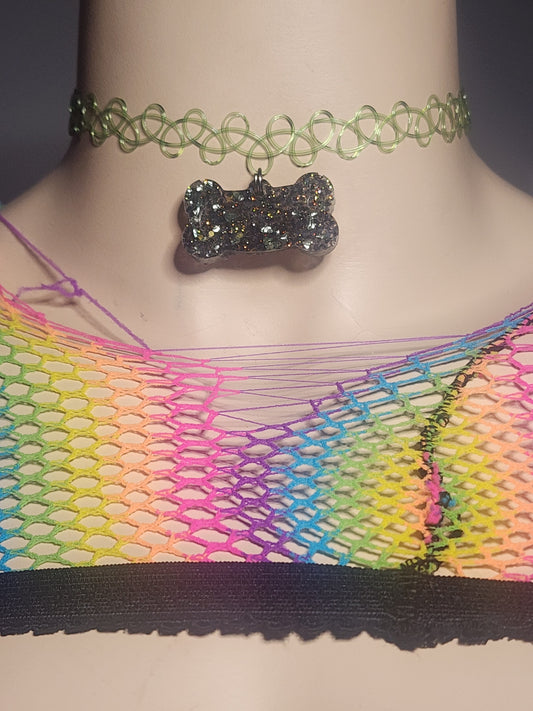 SPARKLY BARK - STRETCHY CHOKER image 0