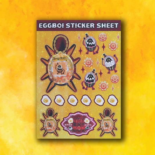 EGGBOI TAMA - STICKERSHEET image 0