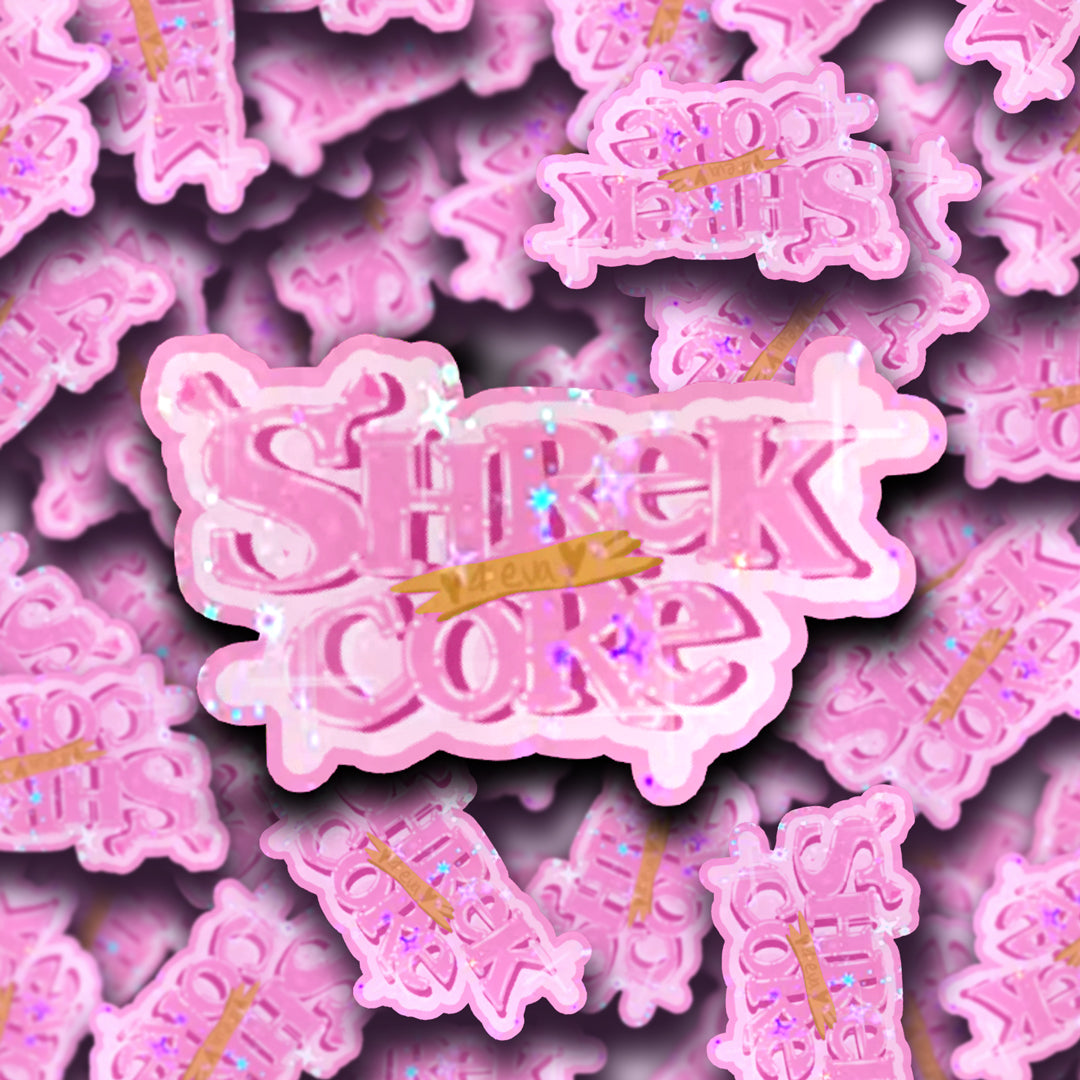 SHREKCORE PINK - STICKER image 0
