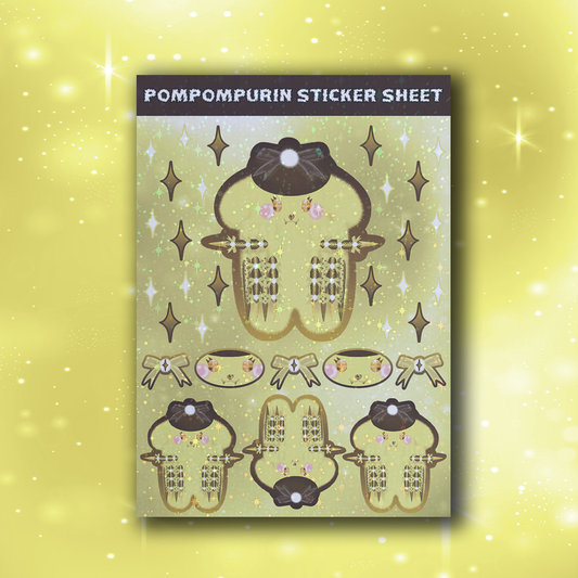 POMPOMPURIN - STICKERSHEET image 0