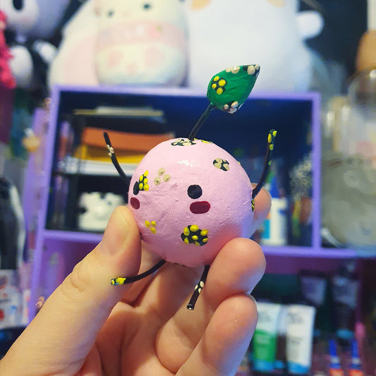 Pink Junimo Clay Ornament (Stardew Valley) image 1