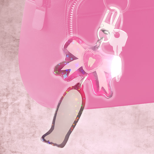 Bebe Teef Bow LEG - Keychain image 0