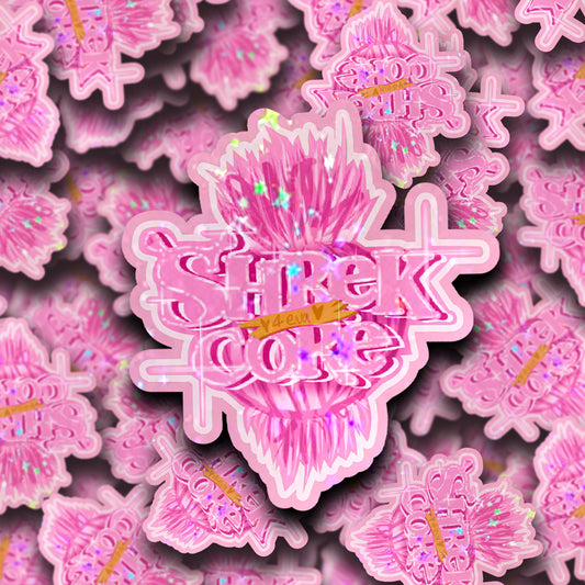 SHREKCORE ONION PINK - STICKER image 0