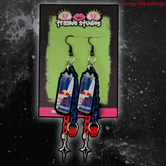 ENERGY SL#T CAN - EARRINGS
