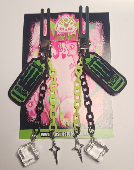 MONSTERSLUT GREEN CAN - CLIPZ image 0