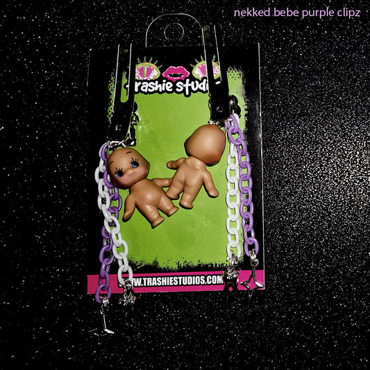 NEKKED BEBE (PURPLE) - HAIR CLIPZ