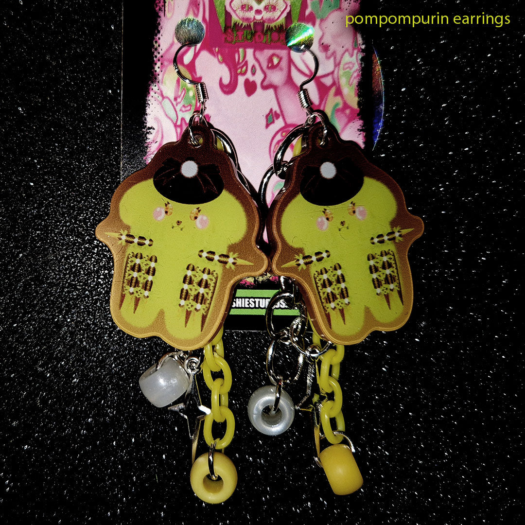 POMPOMPURIN - EARRINGS