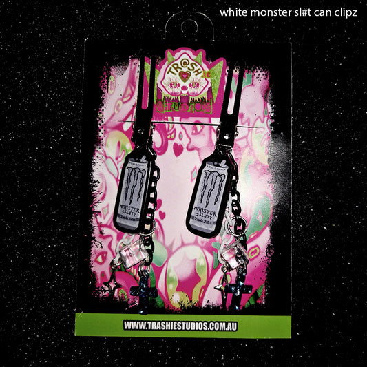 MONSTER SL#T WHITE CAN (ICE) - HAIR CLIPZ